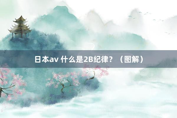 日本av 什么是2B纪律？（图解）